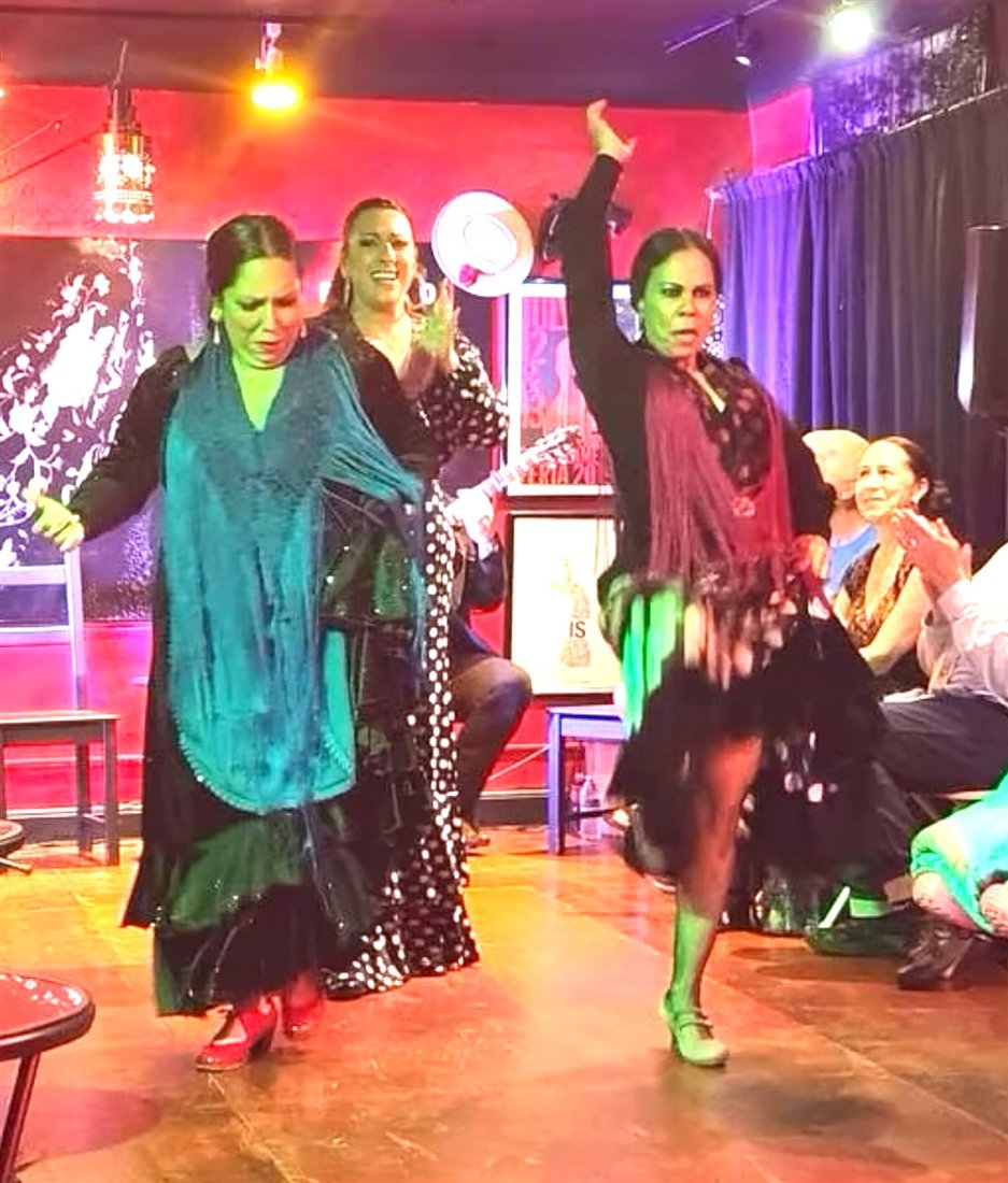 A performance in La Sala at Casa Flamenca